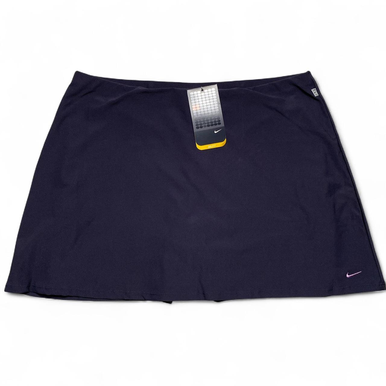 Nike Tennis Vintage Womens Short Skirt Navy Pink Swoosh (2XL)