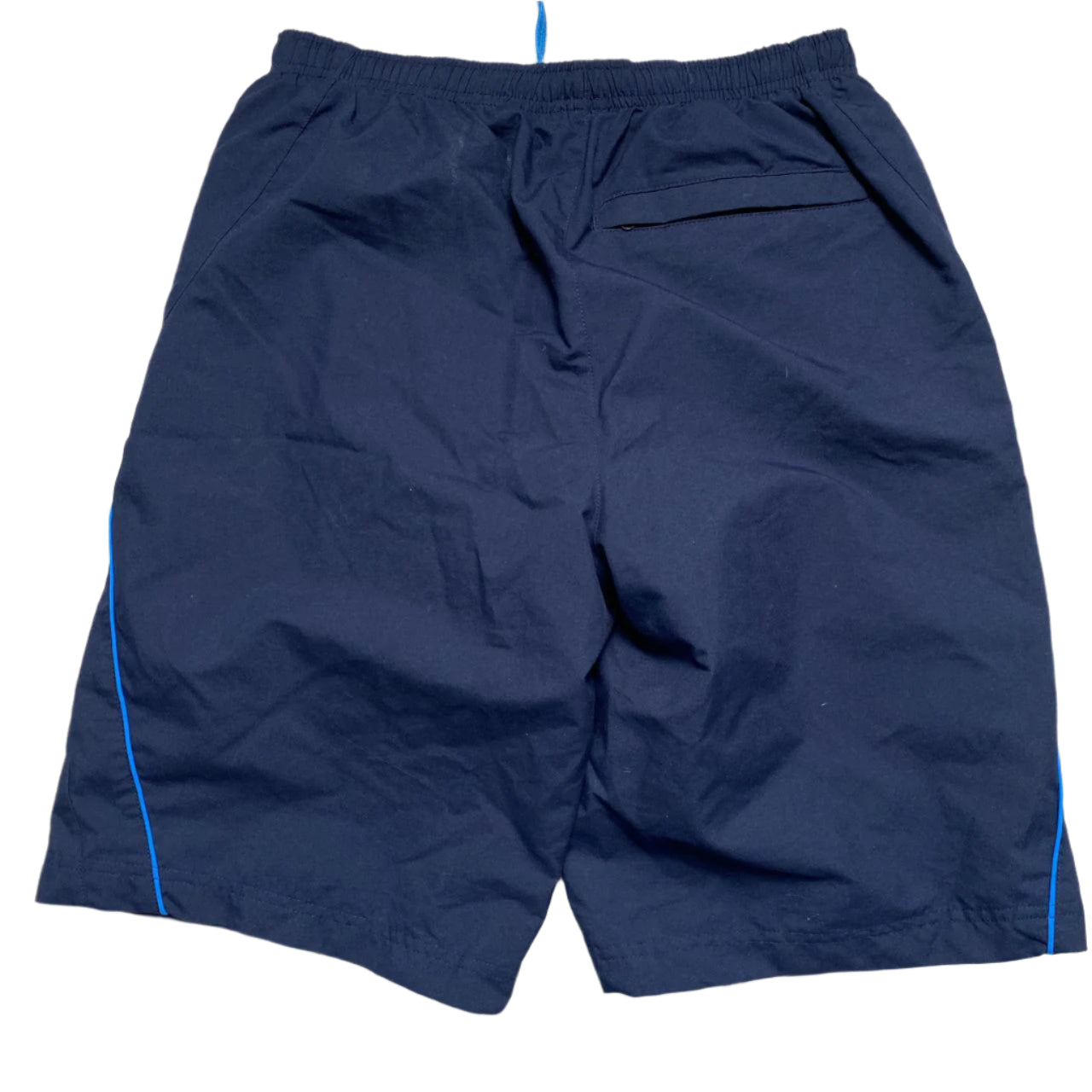 Nike Navy and Blue Shell Trackpant Nylon Shorts (S)