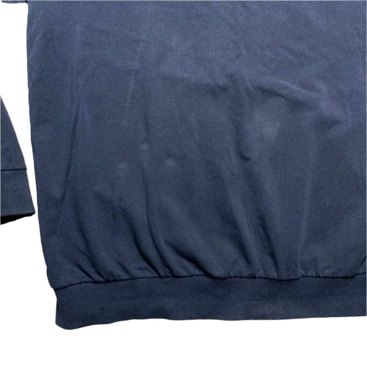 Moschino Navy Taping Repeat Spellout Jumper (2XL)
