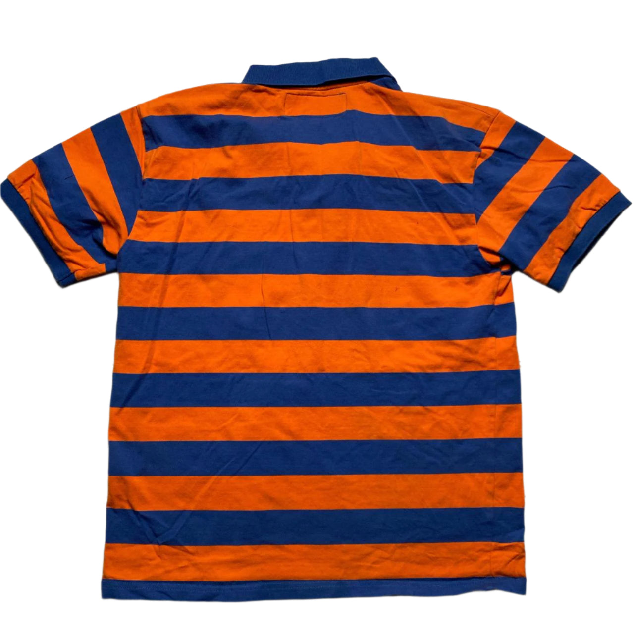 Always Do What You Should Do Orange and Blue Lake Elsinore Polo Shirt (M)