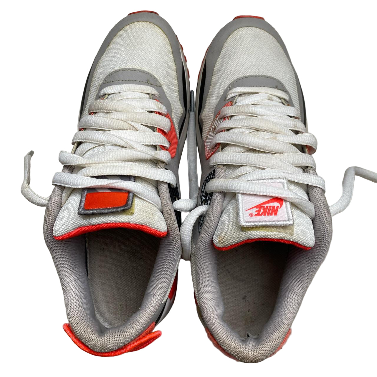 Nike Air Max 90 Infrared Velcro Stick on Patches (UK 6)