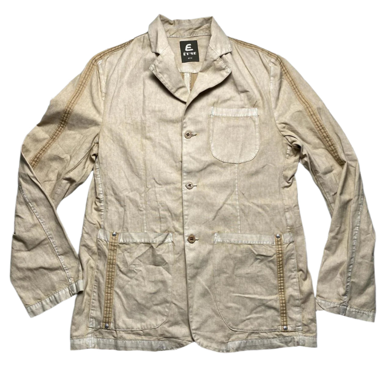 Etre NYC Cargo Khaki Suit (L)