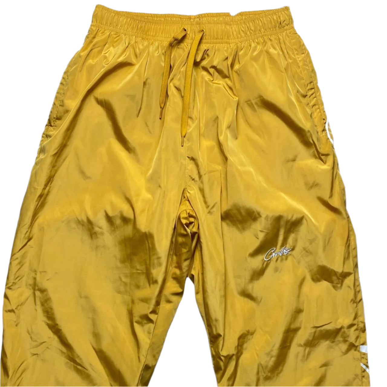 Corteiz Yellow Shell Shuku Trackpant Bottoms (XL)