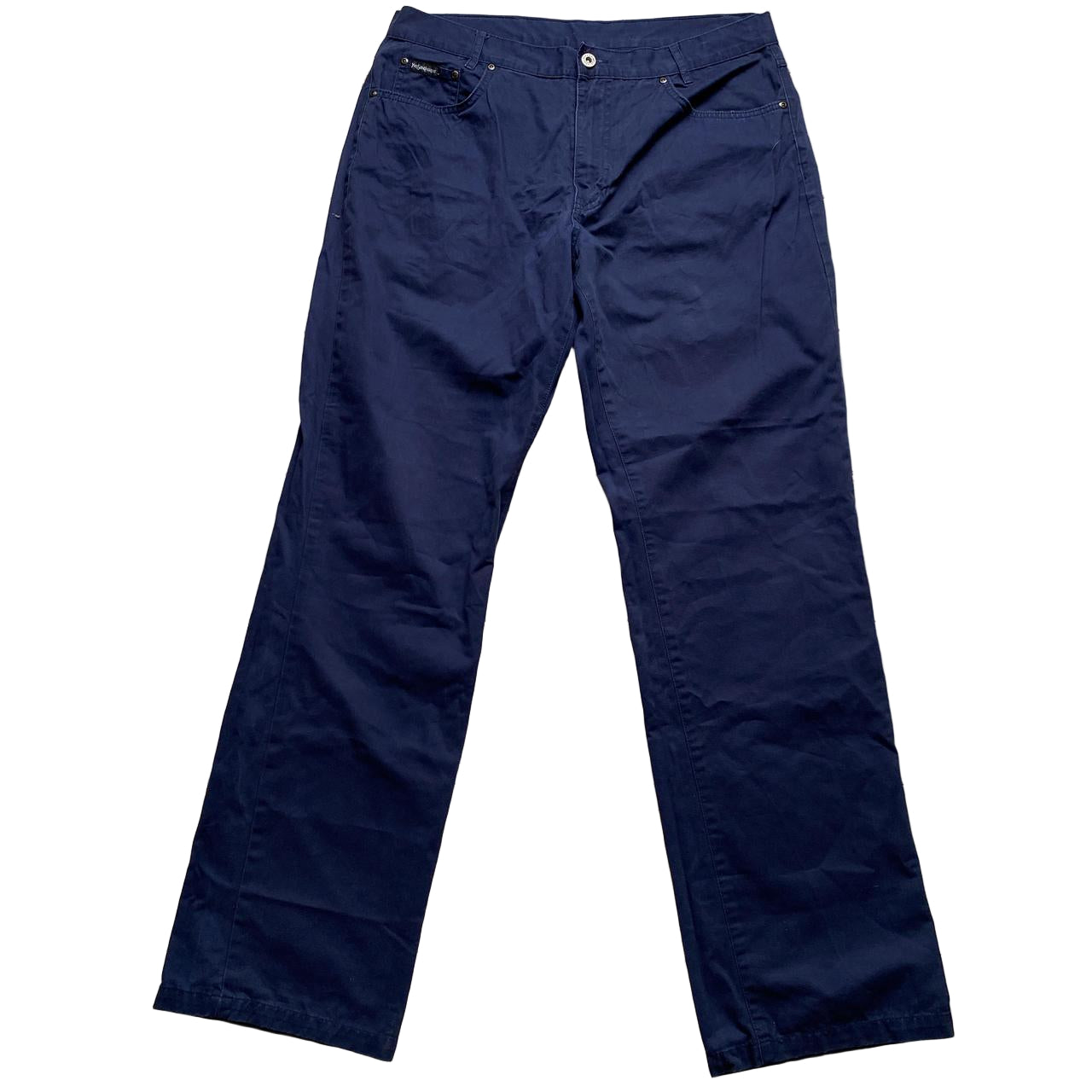 Yves Saint Laurent Vintage YSL Navy Jean Trousers (34W)
