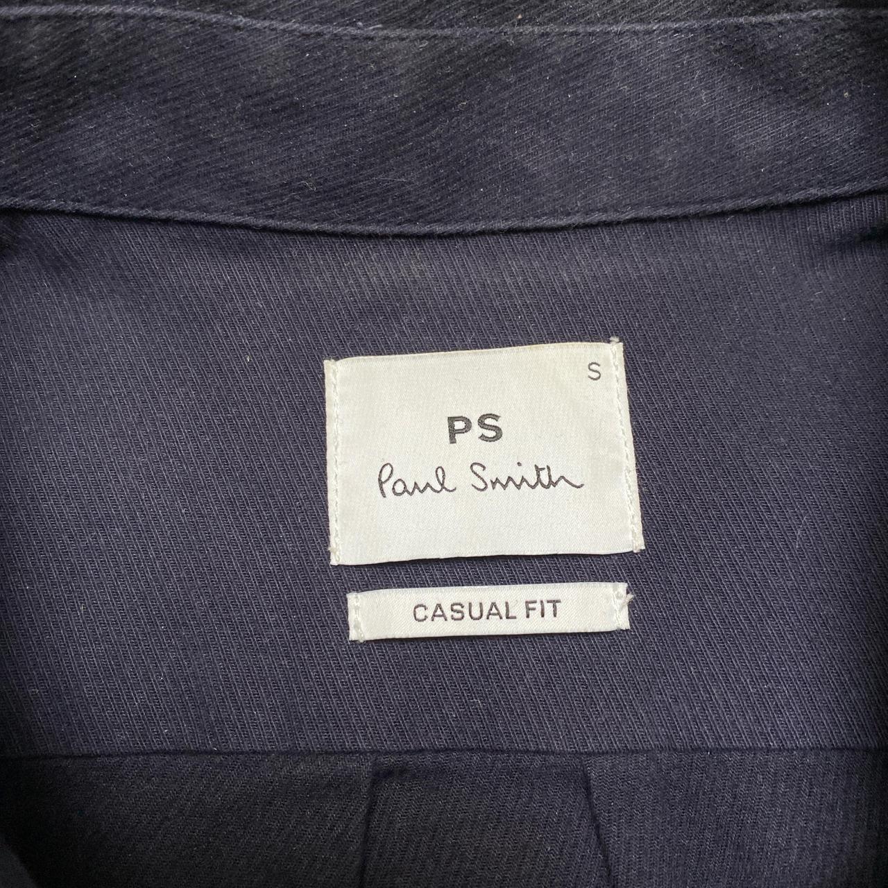Paul Smith Quarter Zip Navy Shirt (S)