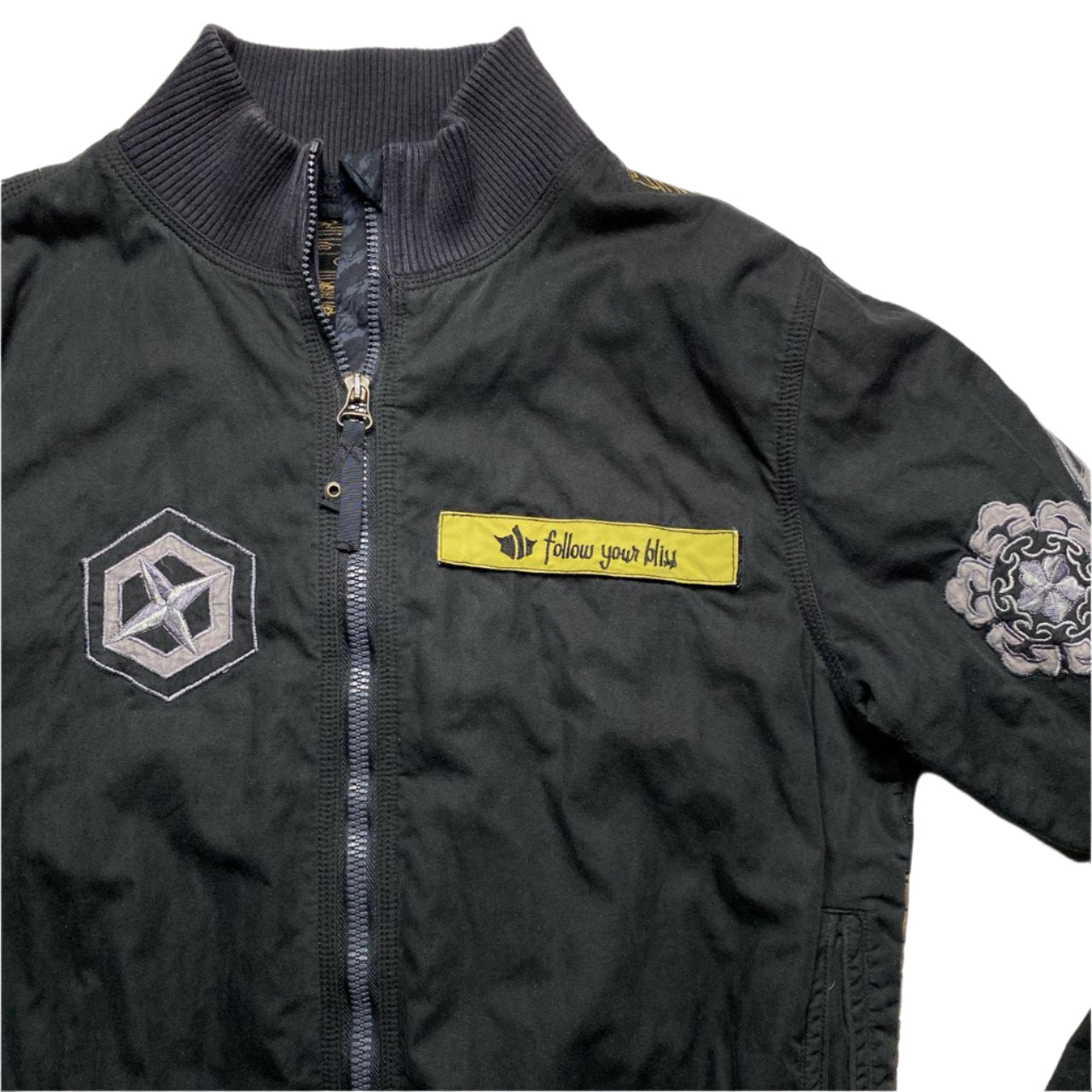 Maharishi Embroidery Waves and Hats Bomber Jacket (S)