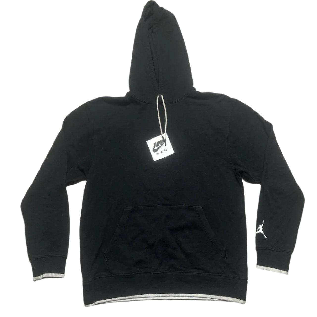 Nike Air Jordan Black and White Hoodie (M)