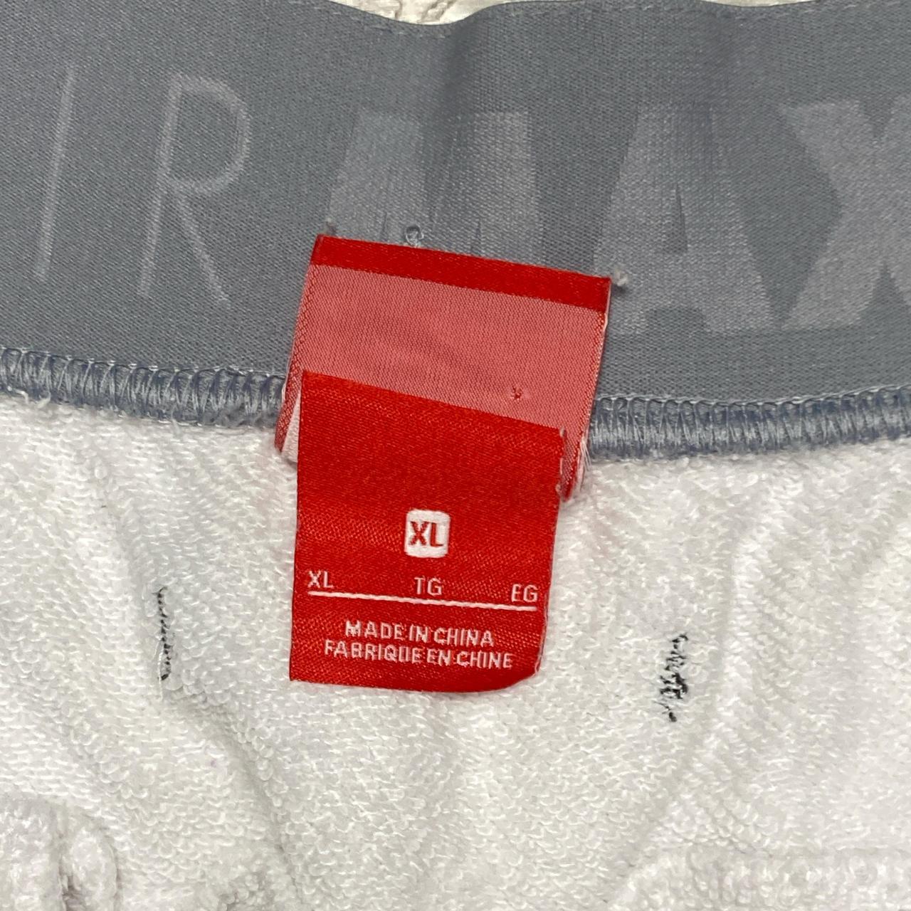 Nike Air Max White and Silver Slim Joggers (XL)