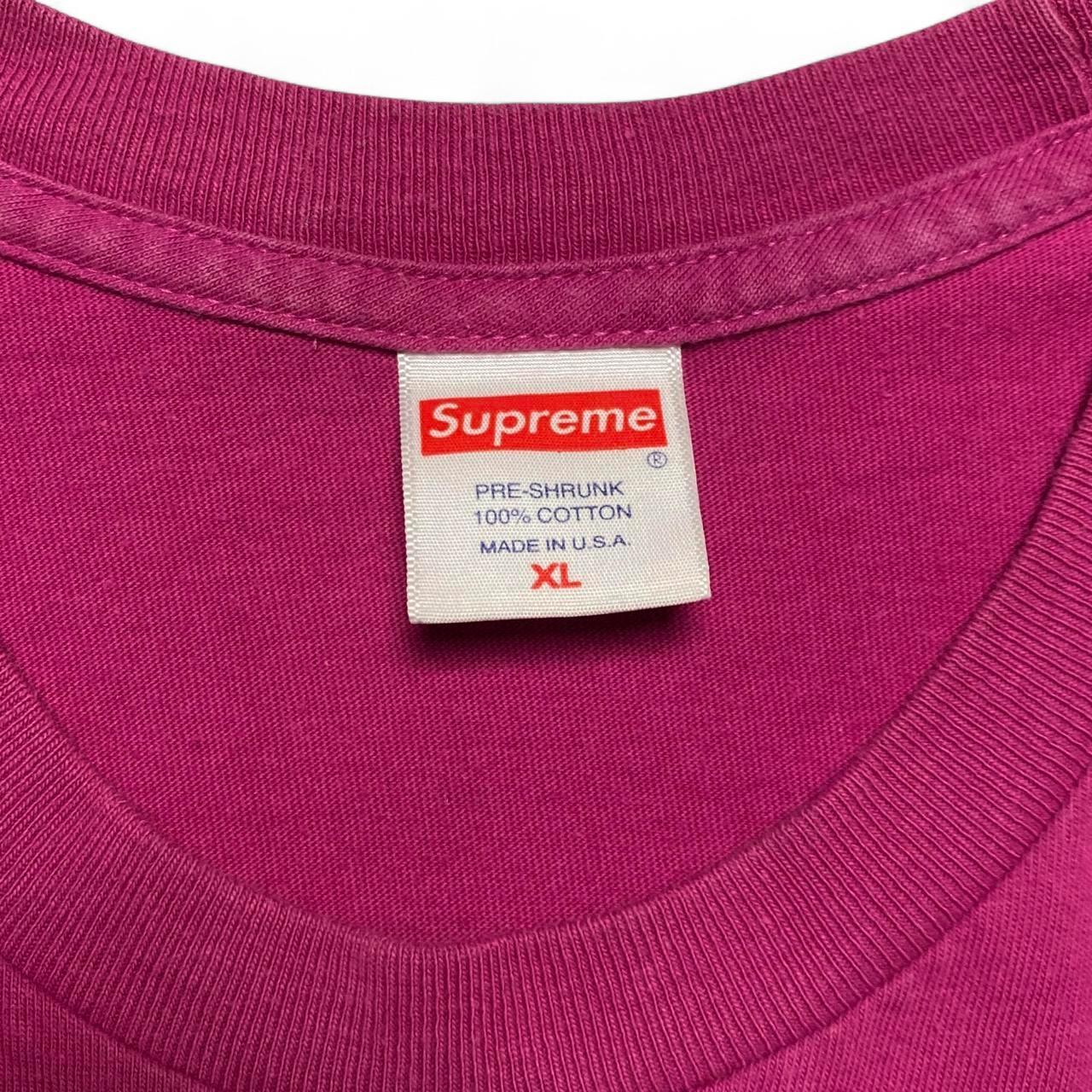Supreme Box Logo Shop Sign Pink T Shirt (XL)