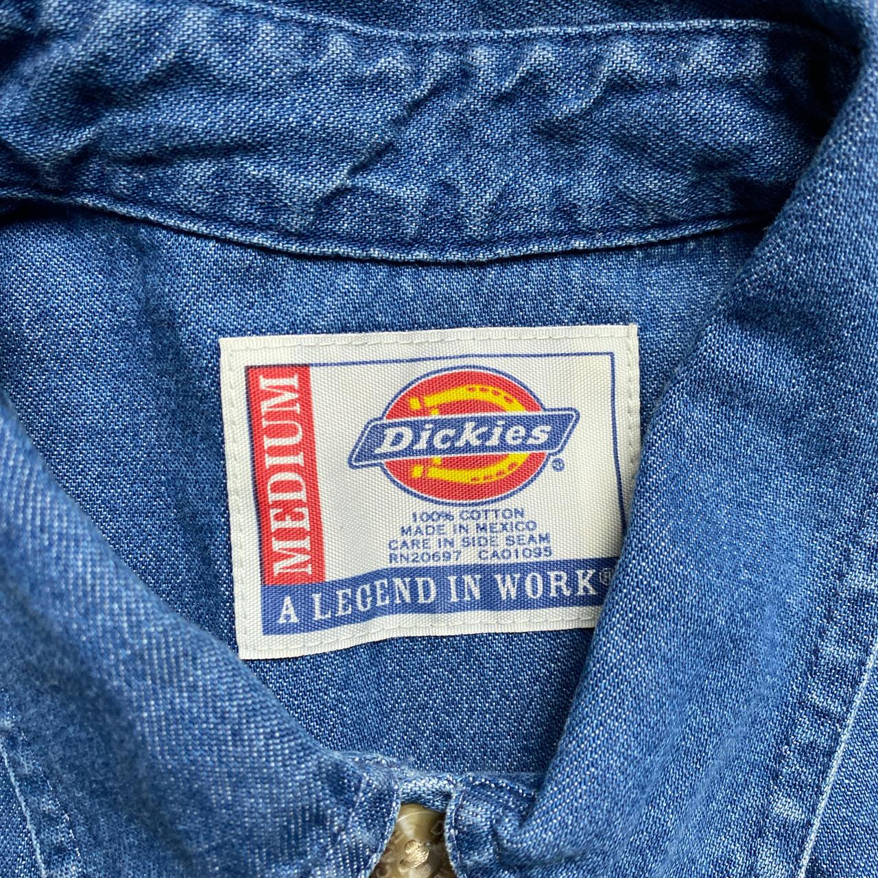 Dickies Simesa Duero Latin SA Long Sleeve Blue Shirt (M)