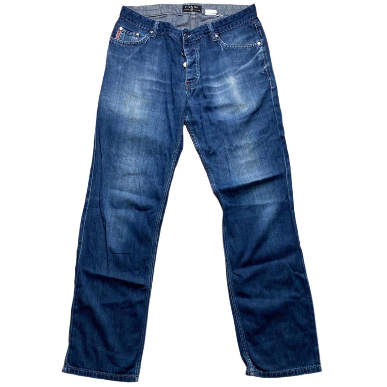 Prada Vintage Navy Jeans (34W)