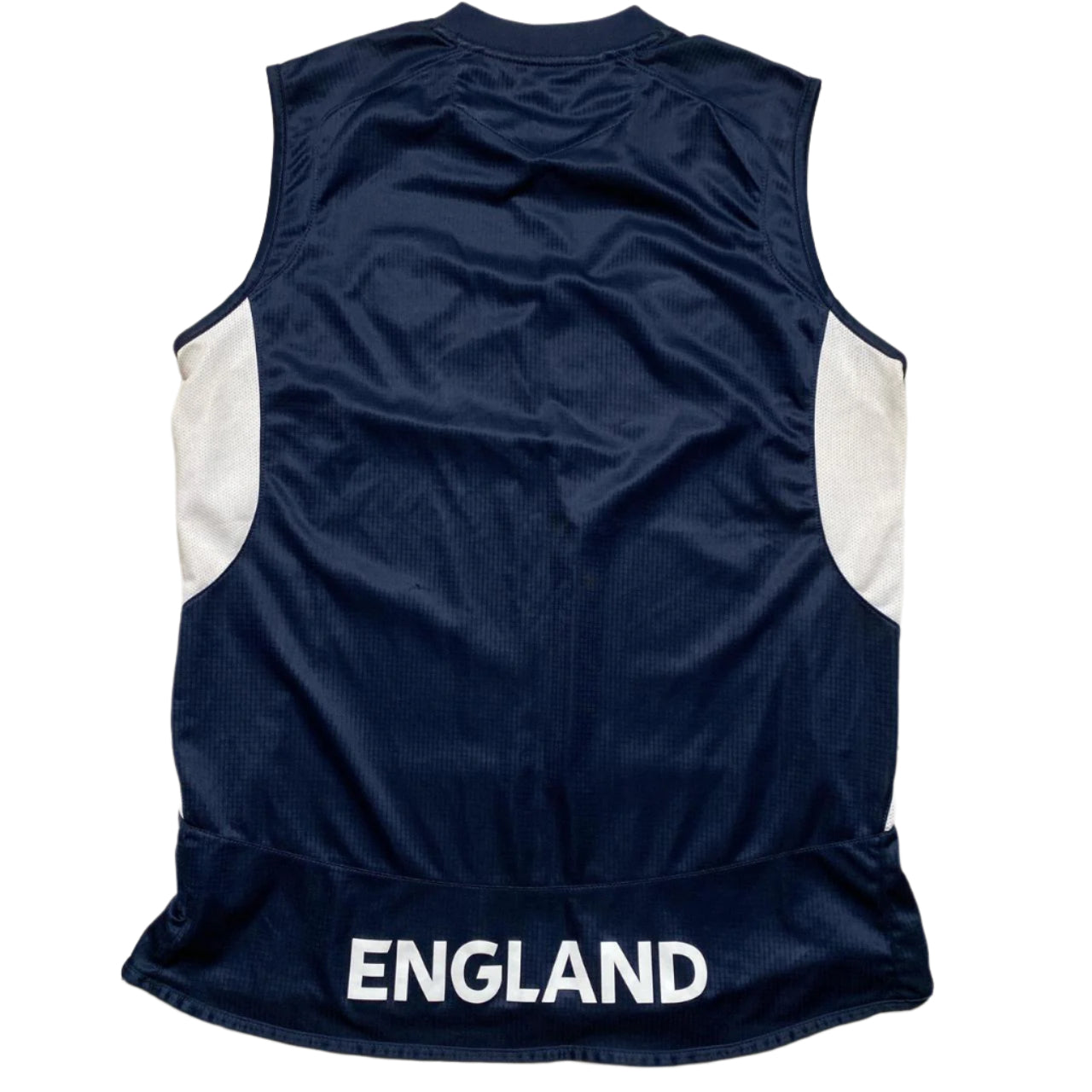 Umbro England Vintage Football Vest Navy and White (L)