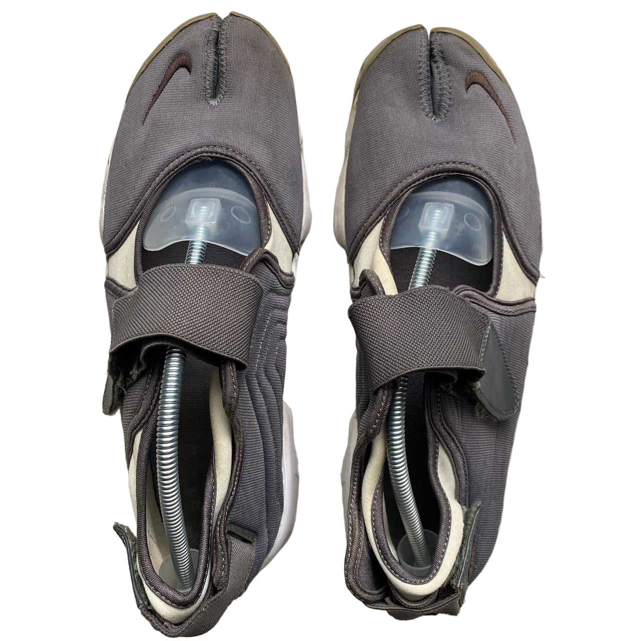 Nike Air Rift Split Tabi Toe Grey and White Trainers (UK 11)
