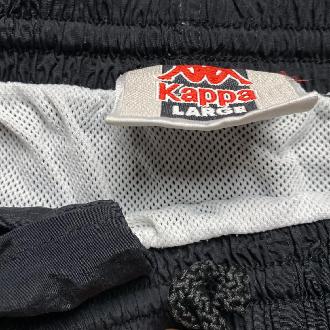 Kappa Black Red and White Shorts (L)