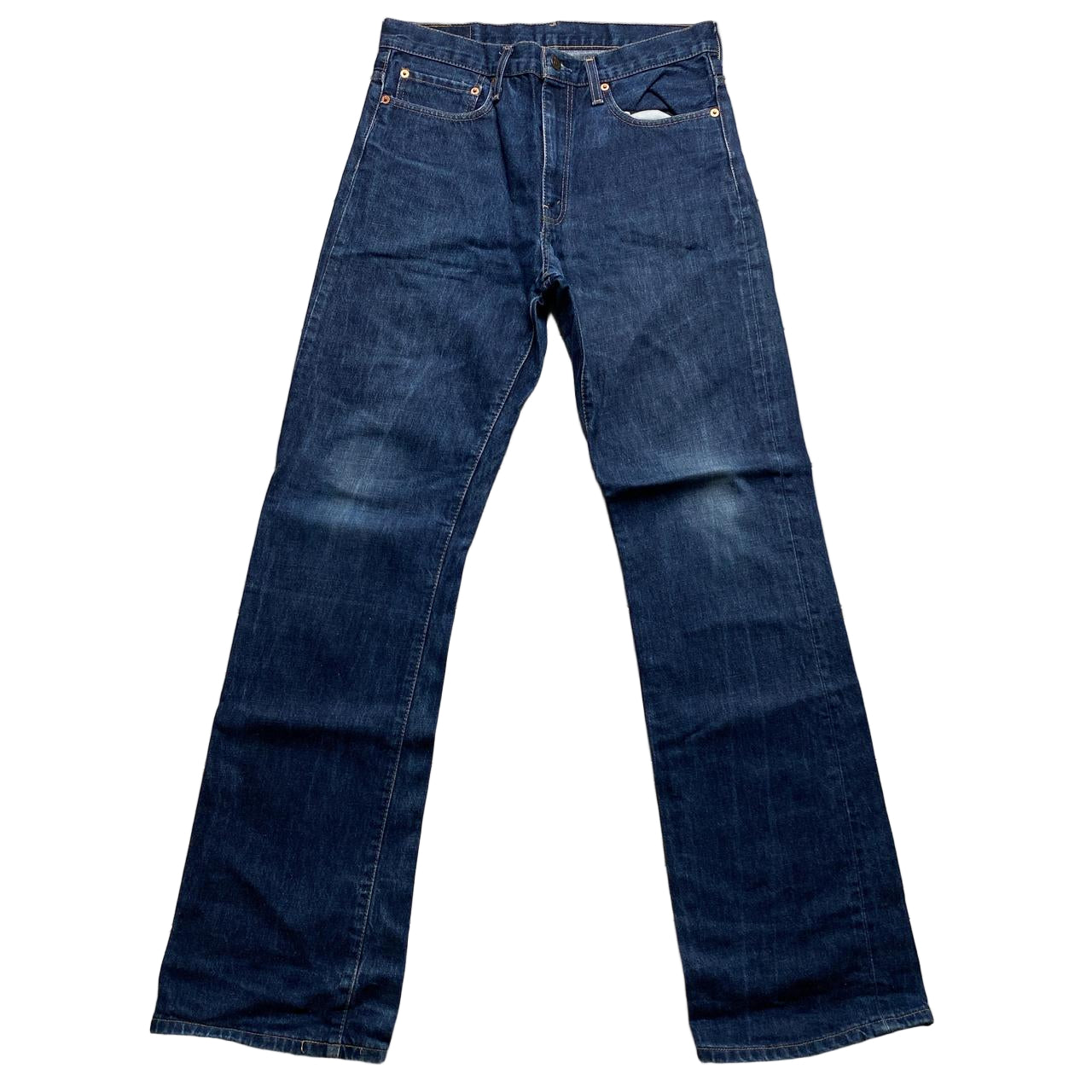 Levis 401 Navy Vintage Baggy Jeans (32W)