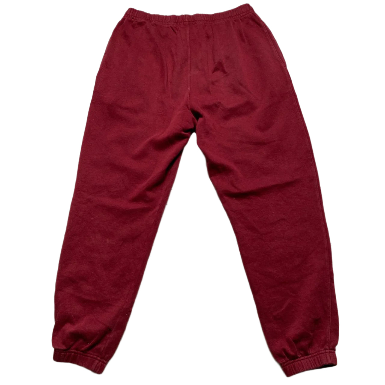 Nike Club Swoosh Spellout Burgundy Joggers (L)