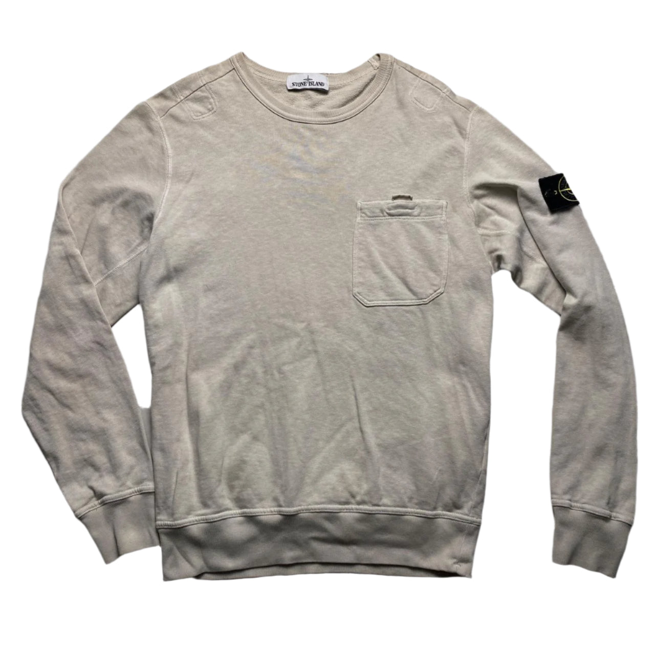 Stone Island Cream Jumper (L)