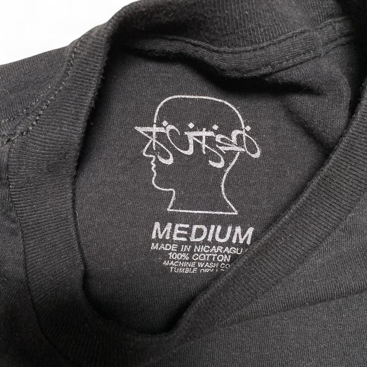 Brain Dead Increase The Peace Defund The Police Black and White T Shirt (M)