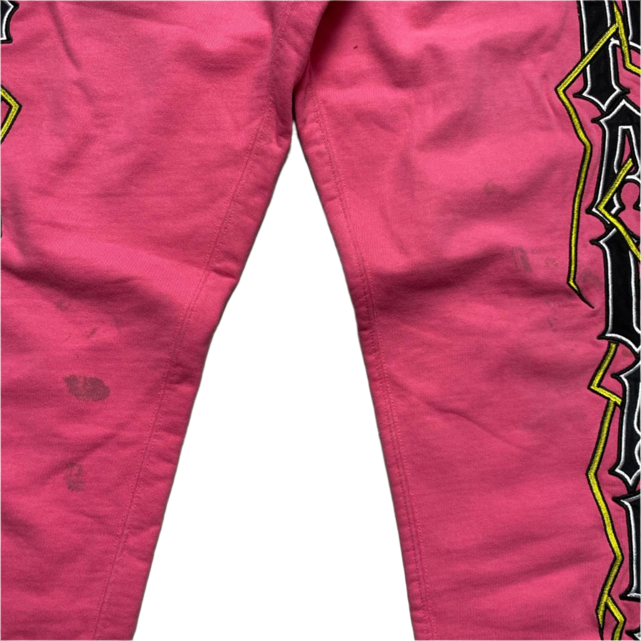 Palace Hesh Mit Joggers Pink Black and Yellow Joggers (M)