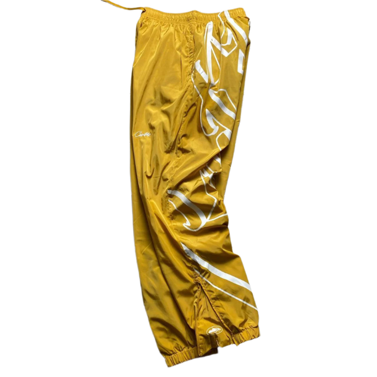 Corteiz Yellow Shell Shuku Trackpant Bottoms (XL)
