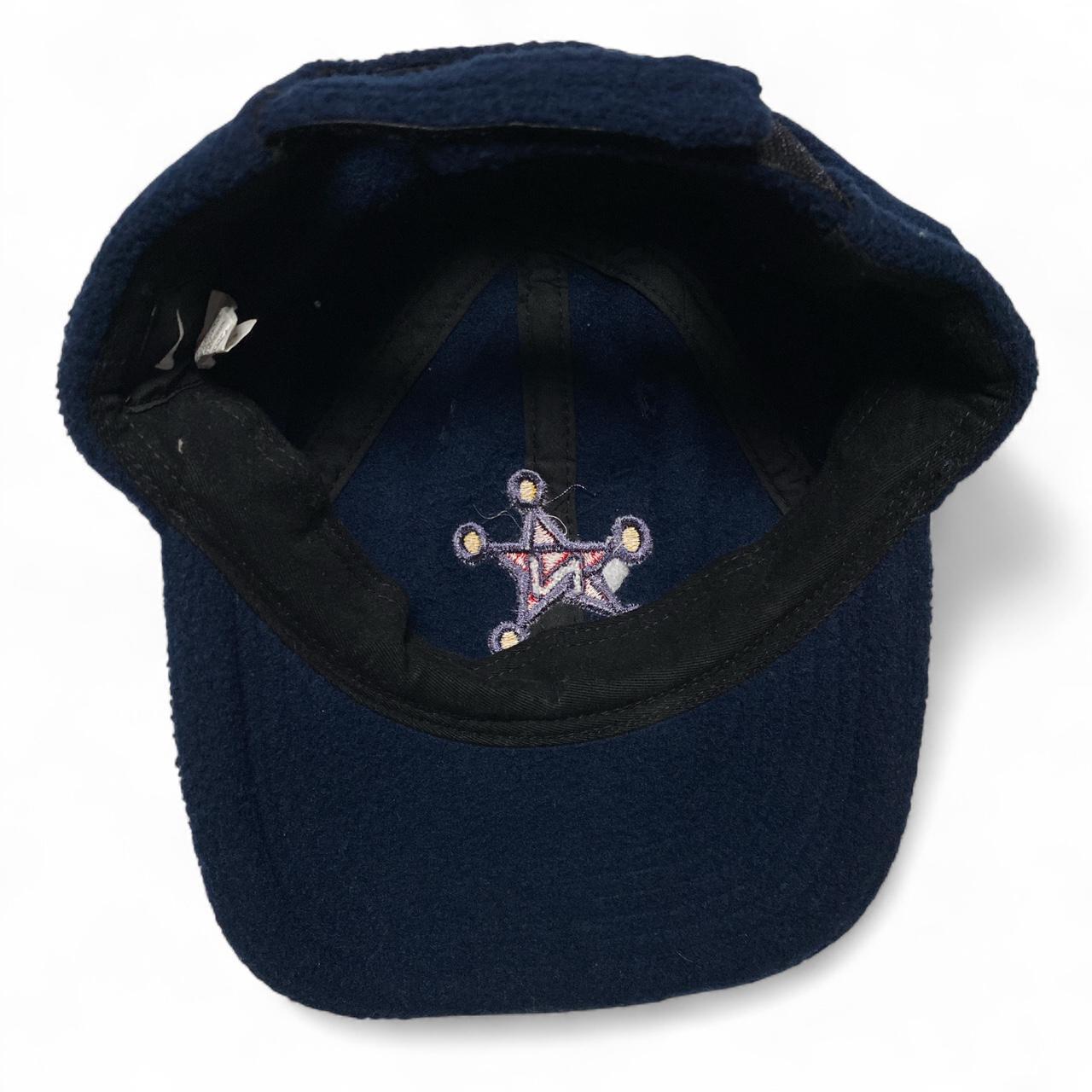 Nike Y2K Vintage Fleece Navy and Red Swoosh Cap
