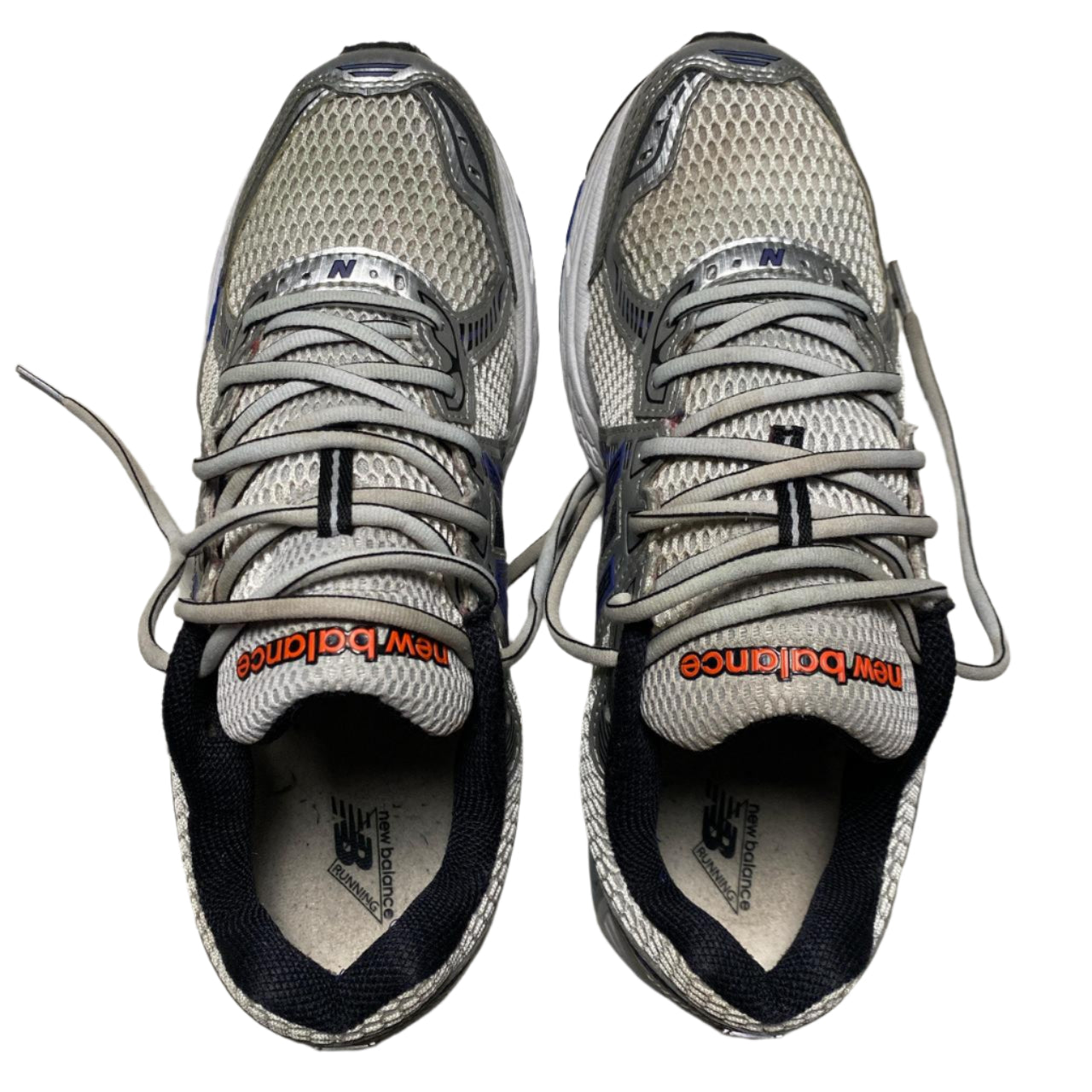 New Balance 860 V2 Silver and Blue Trainers (UK 10.5)