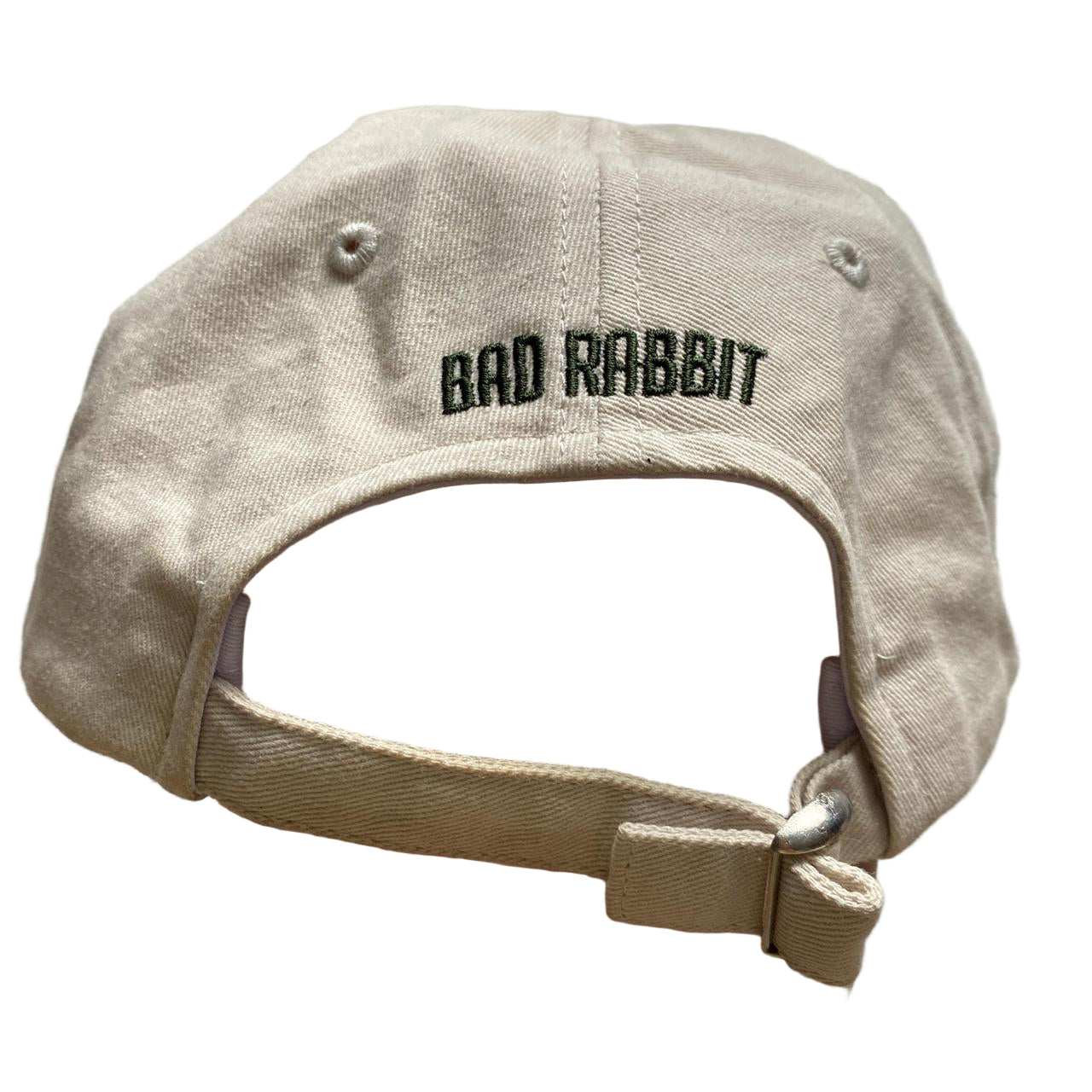 Bad Rabbit Cream and Khaki Green Baseball Cap
