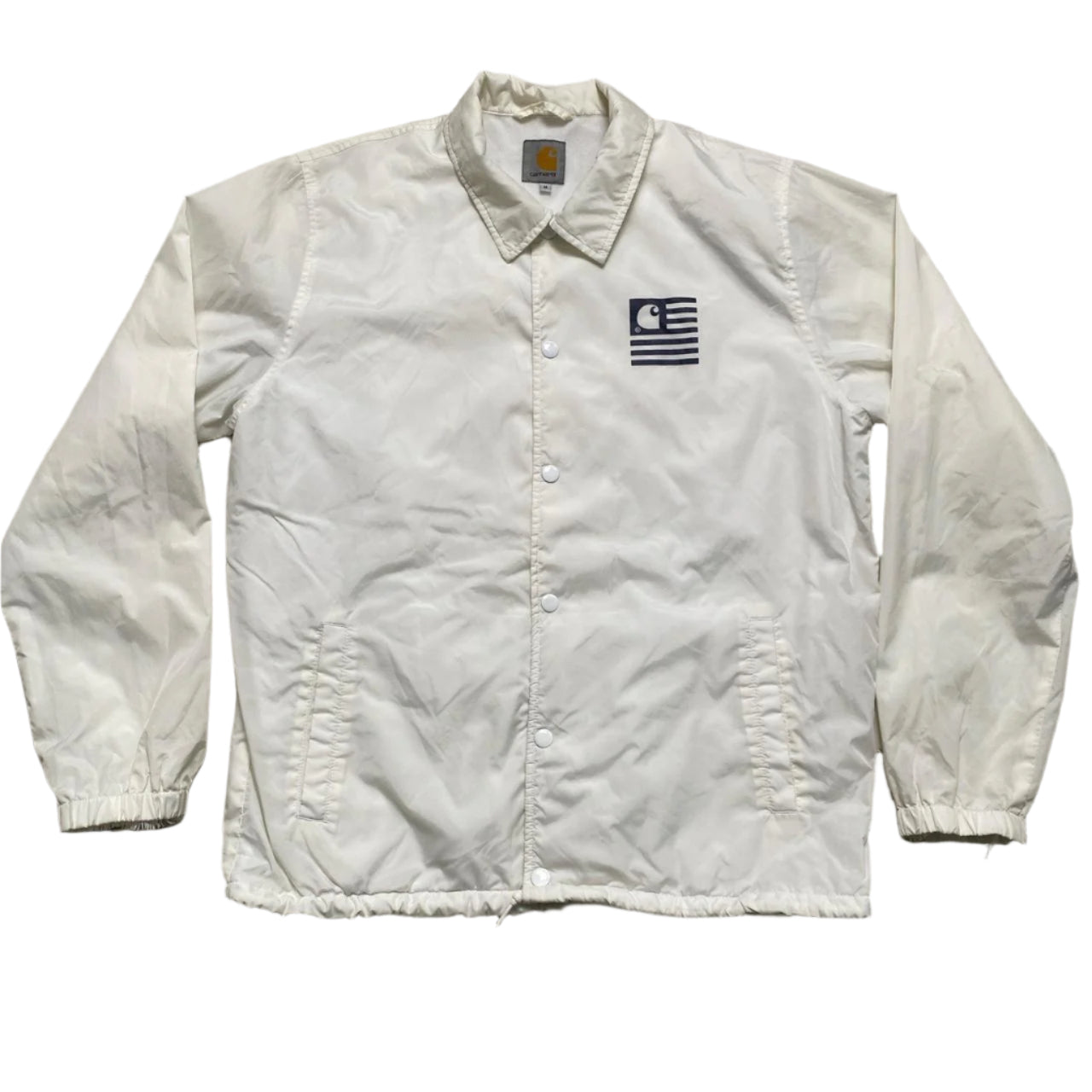 Carhartt WIP White and Black Livhtweight Jacket (M)