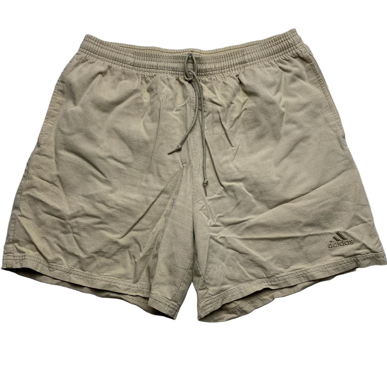Adidas Vintage Cream Shorts (L)