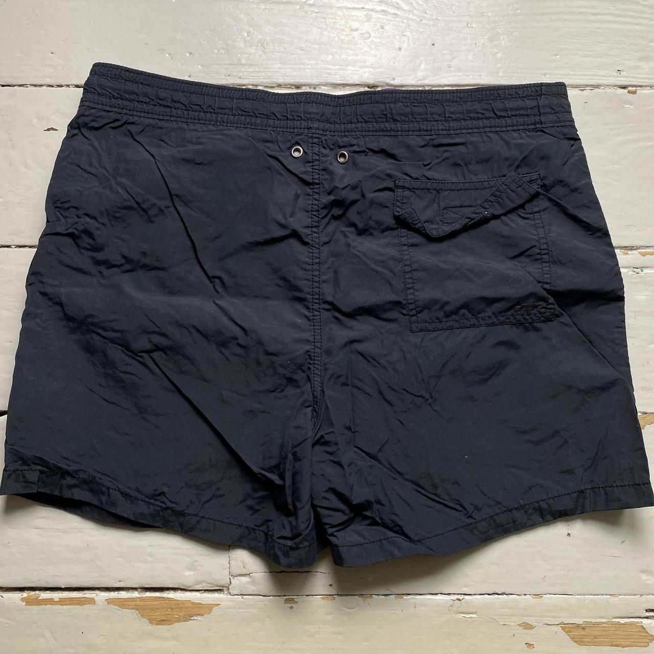 Polo Ralph Lauren Black and Purple Swim Shorts