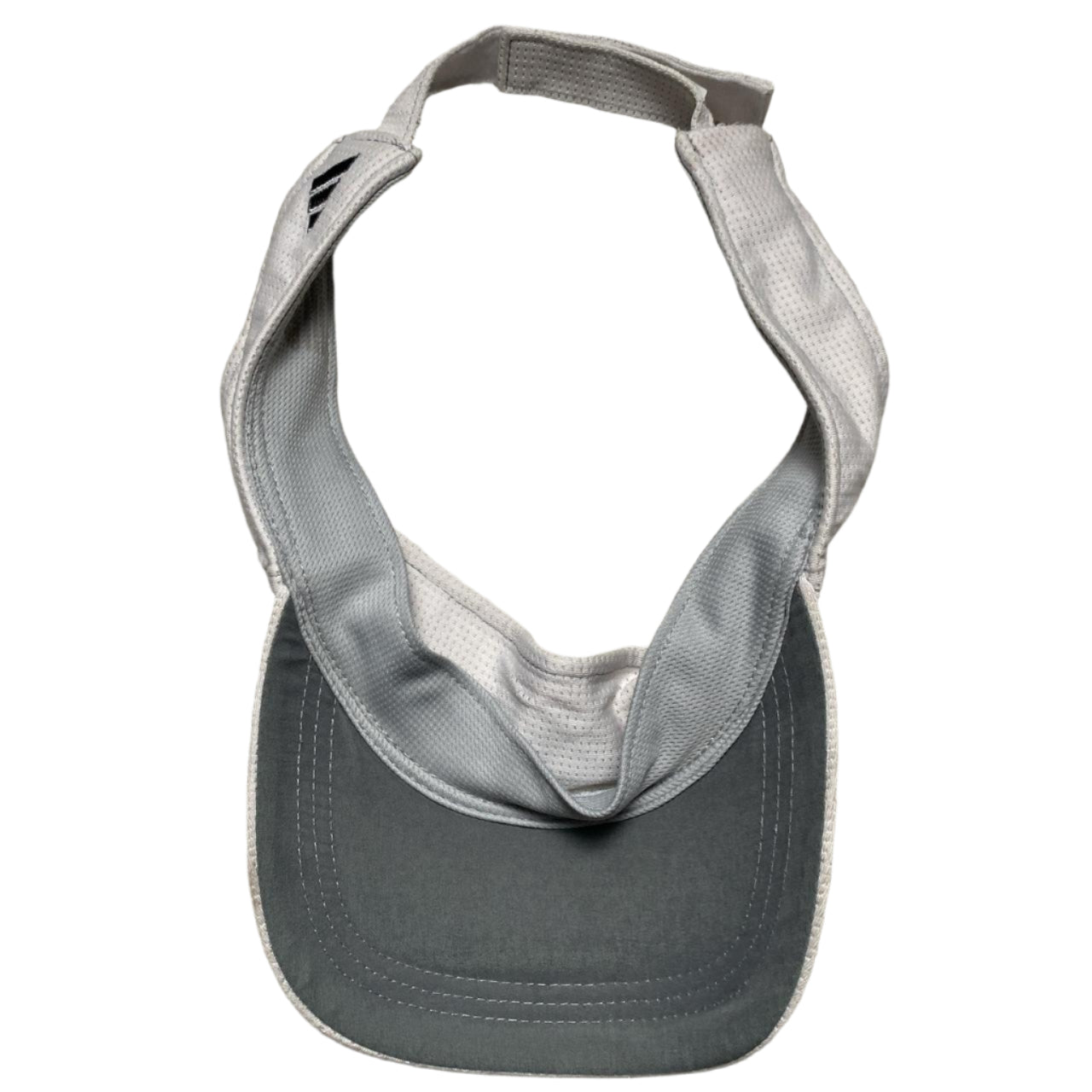 Adidas White and Black Visor Cap