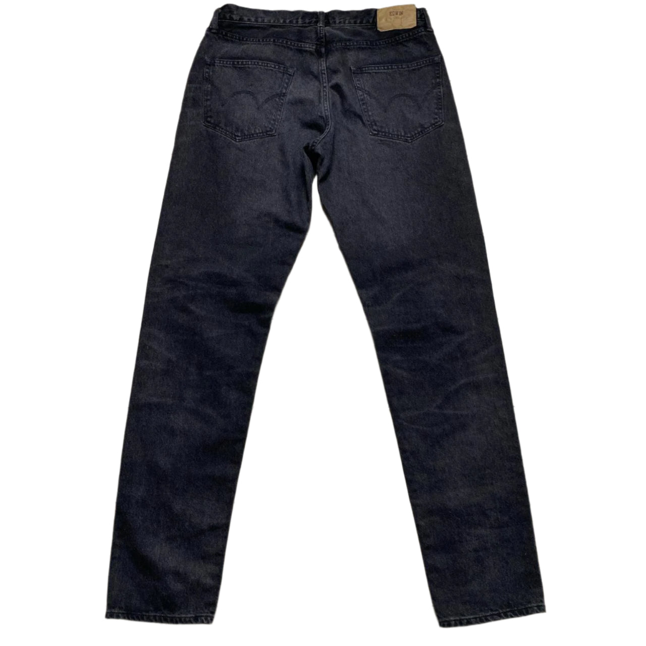 Edwin Grey Charcoal Regular Tapered Baggy Jeans (W 34)