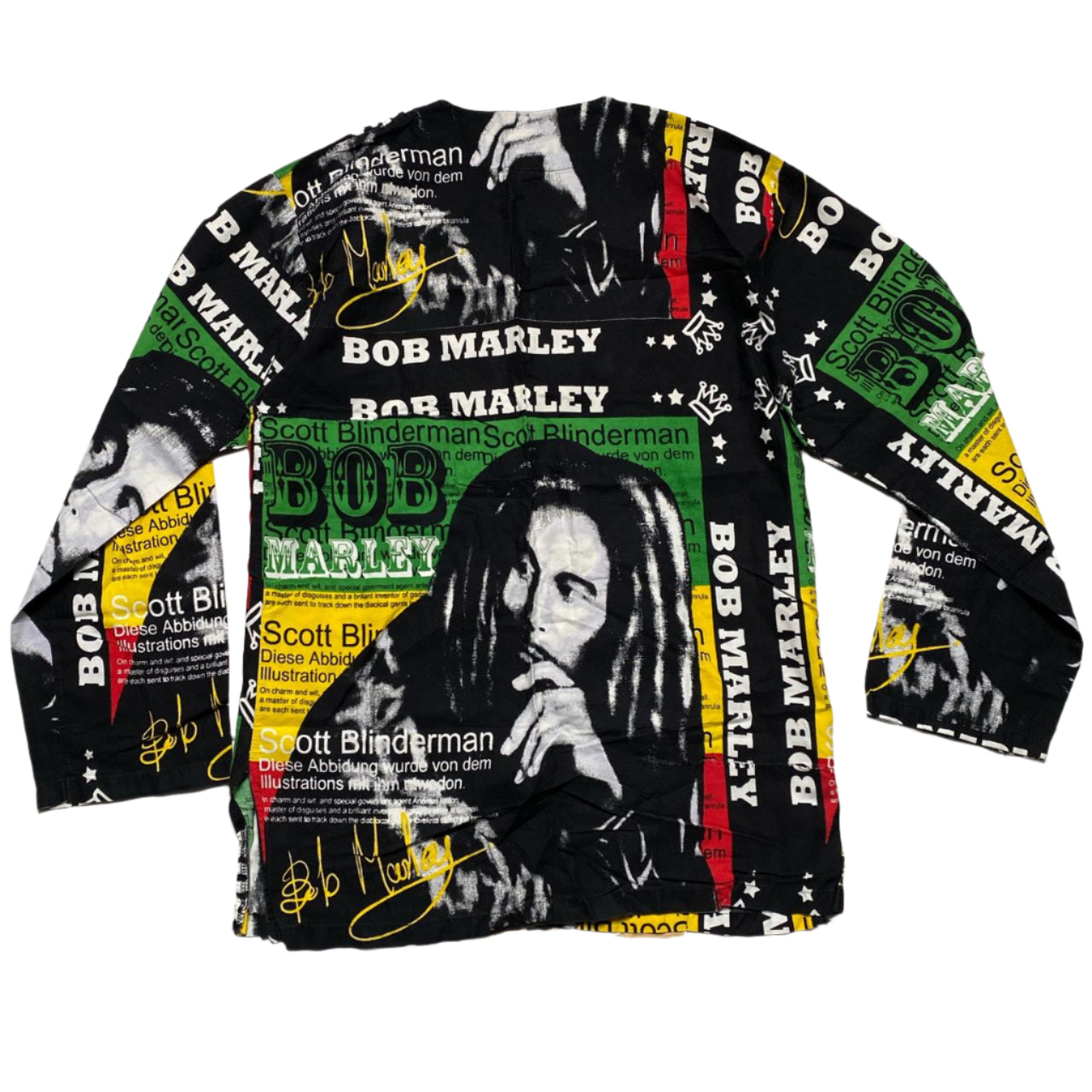 Bob Marley Multi Print Overshirt (L)