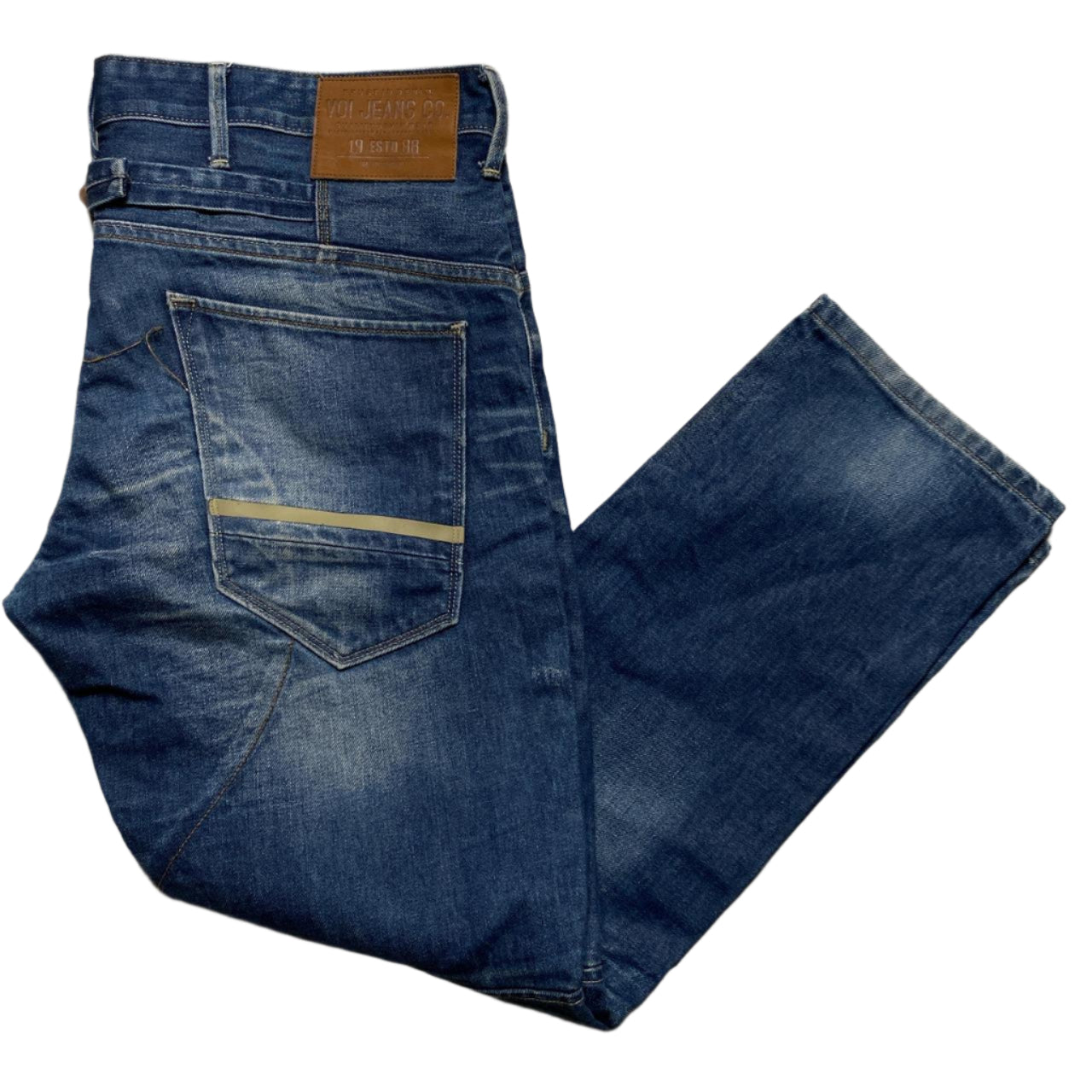 Voi Blue Baggy Skater Jeans (40W)