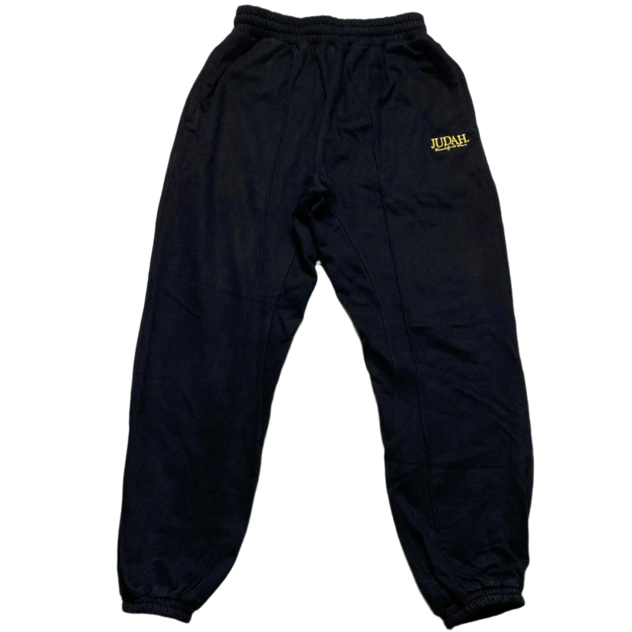 Judah Tribe Black and Yellow Joggers (XL)