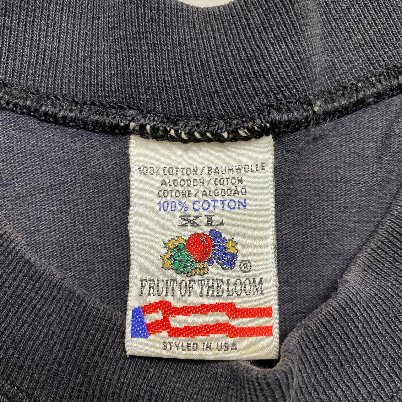 Fruit of the Loom Vintage 90’s Black T Shirt (XL)