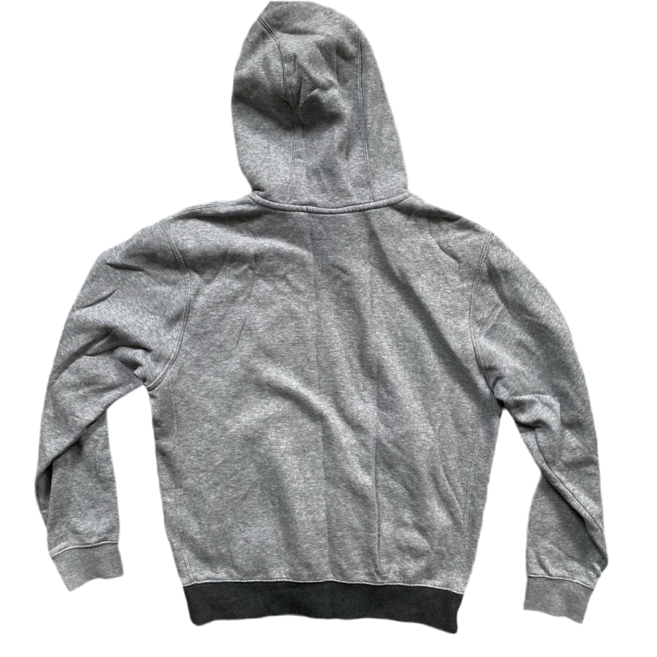 Nike Swoosh Spellout Grey Hoodie (S)