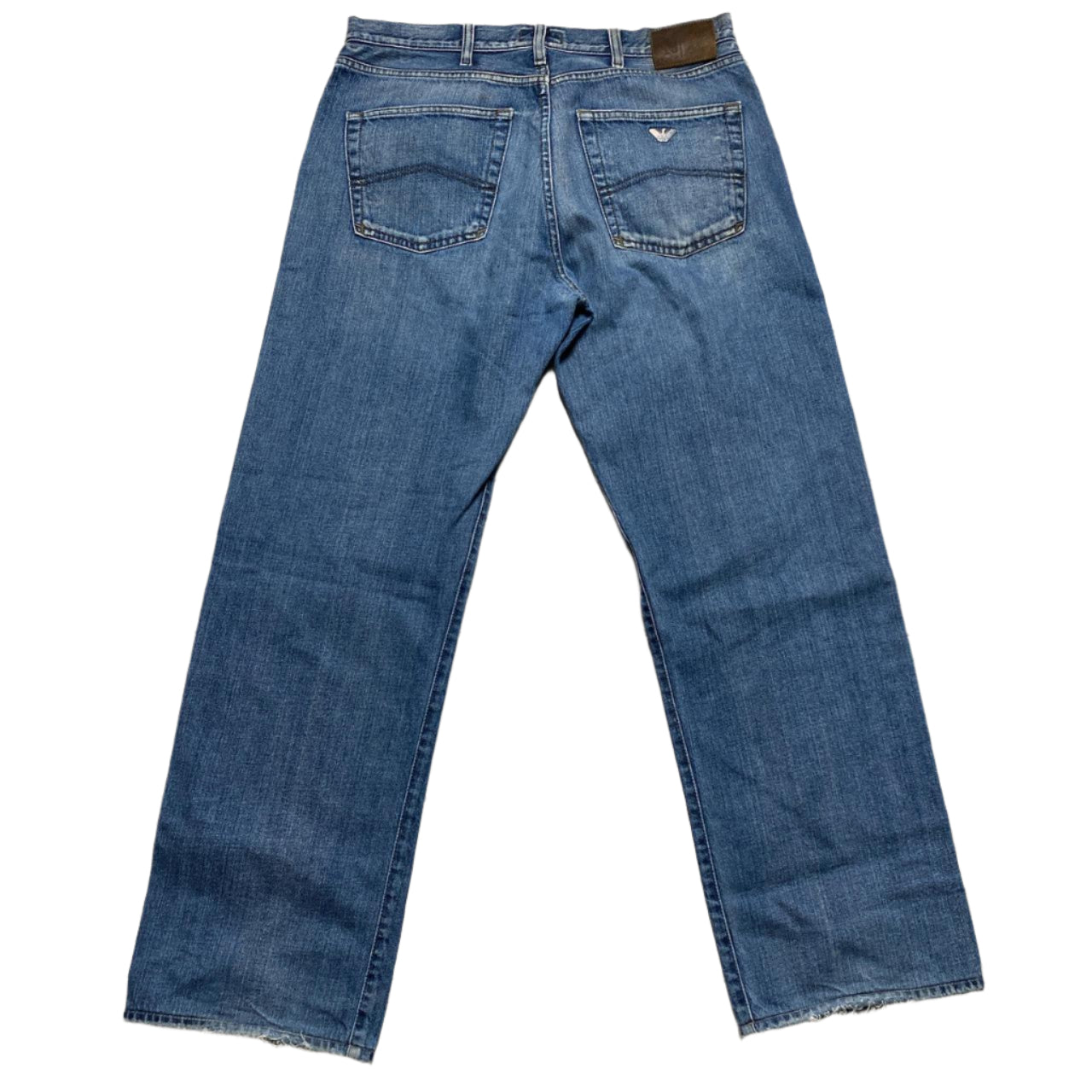 Armani Vintage Blue Baggy Jeans (34W)