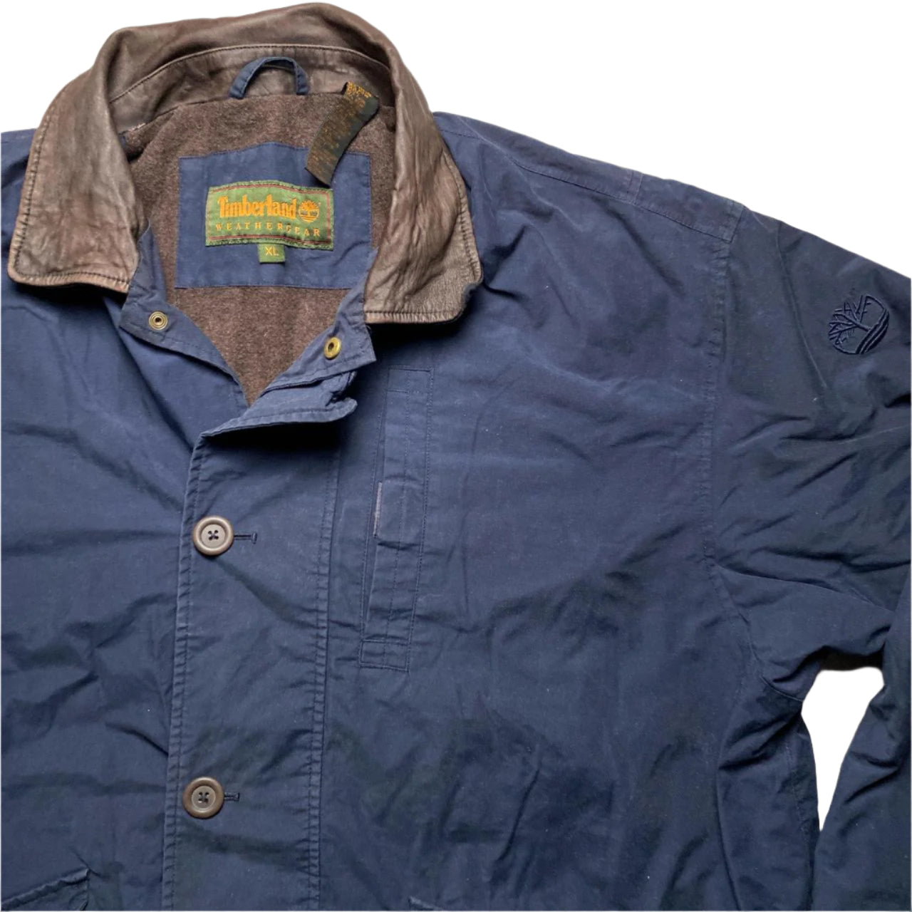 Timberland Navy Padded Pea Coat (XL)