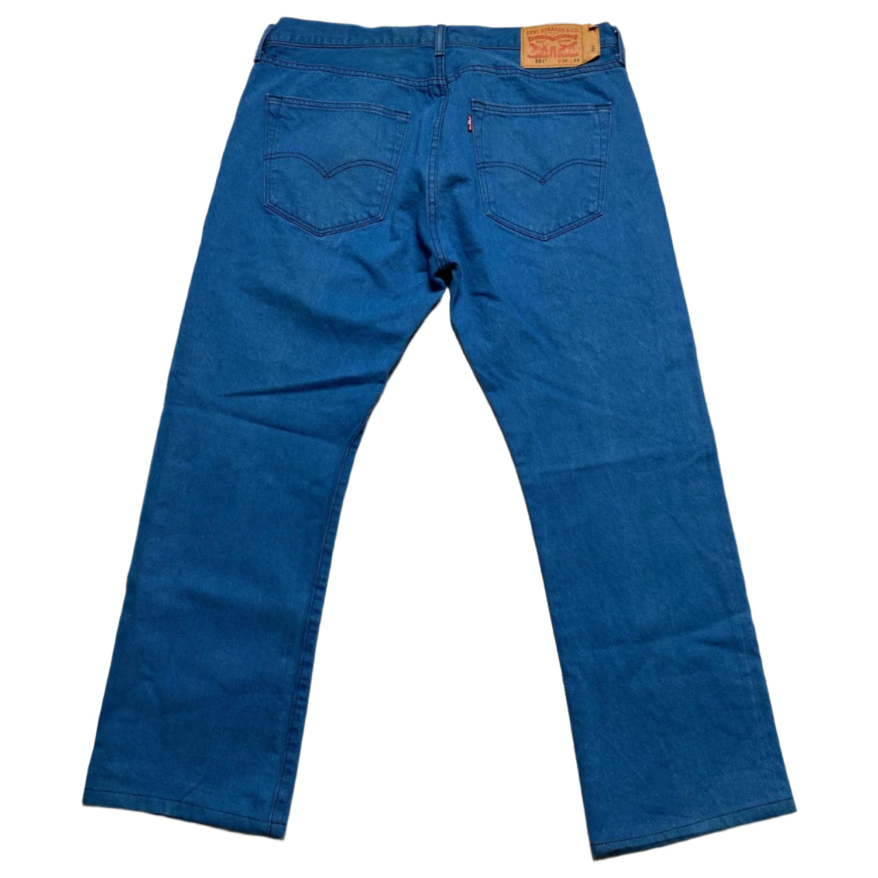 Levis Blue 501 Baggy Jeans (W 36)