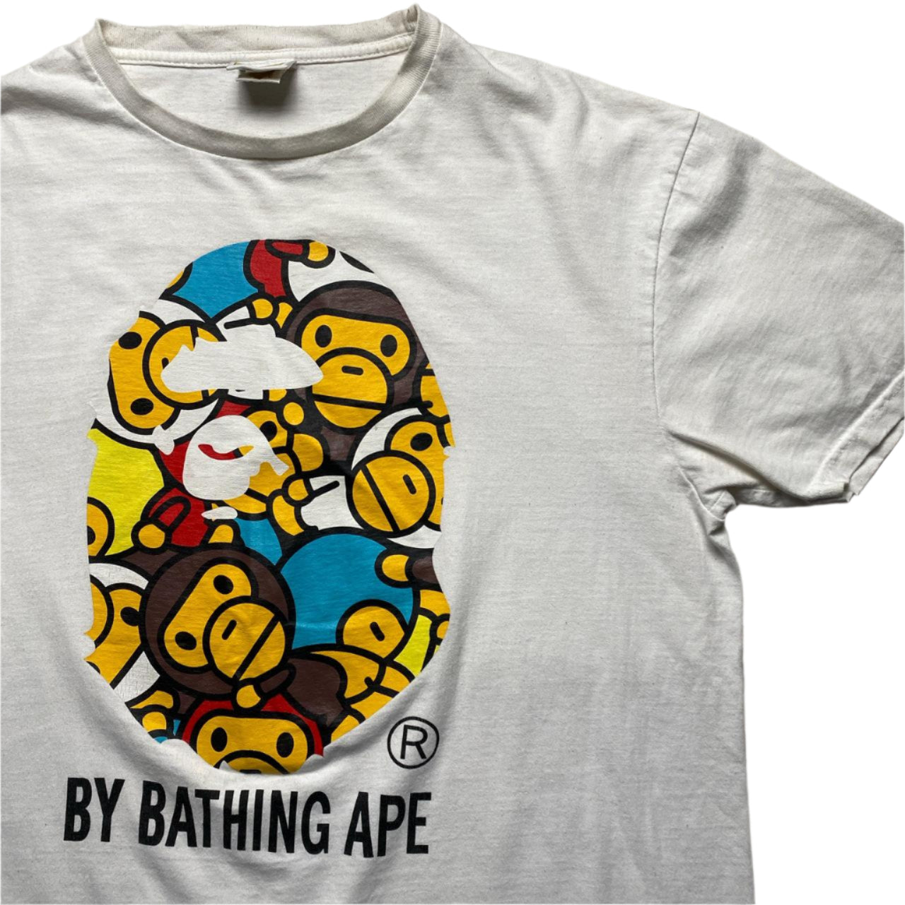 BAPE Monkey White T Shirt (L)