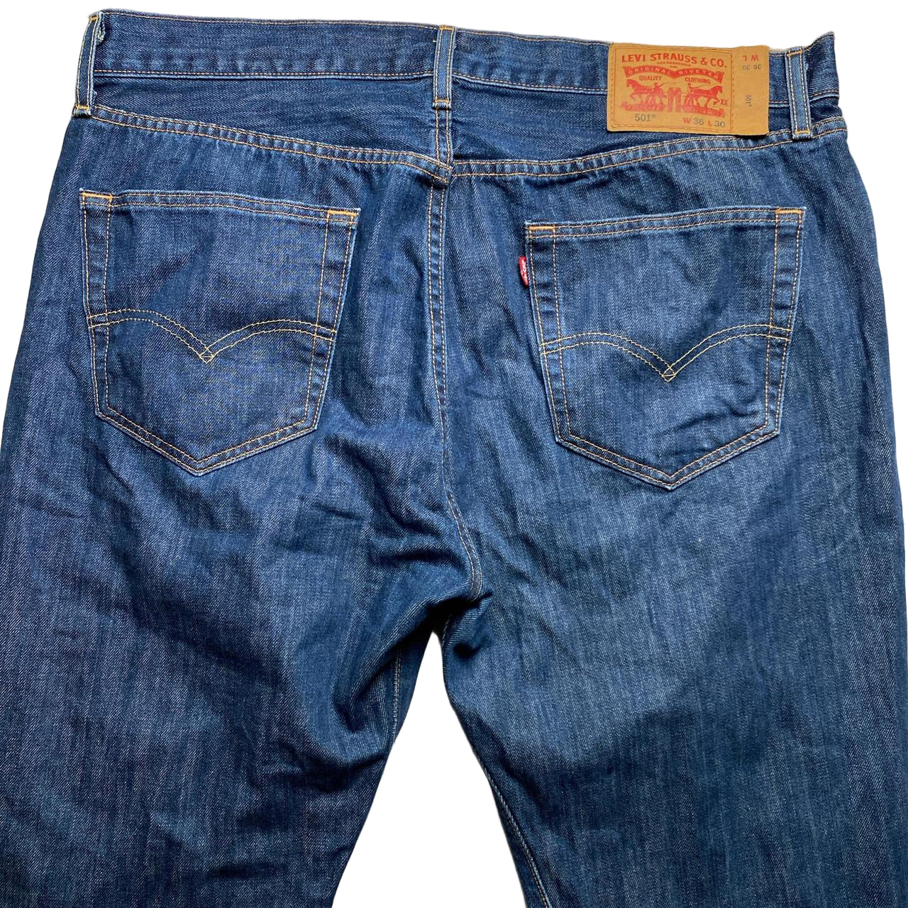 Levis 501 Baggy Navy Jeans (36W)