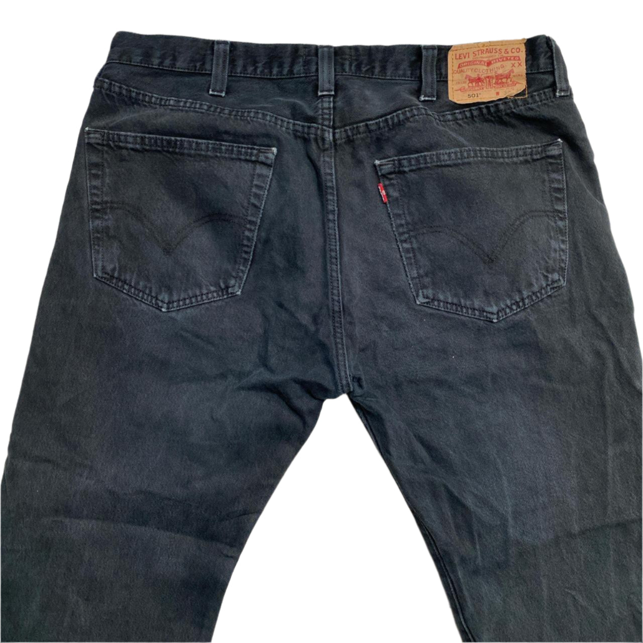 Levis 501 Black Baggy Jeans (38W)