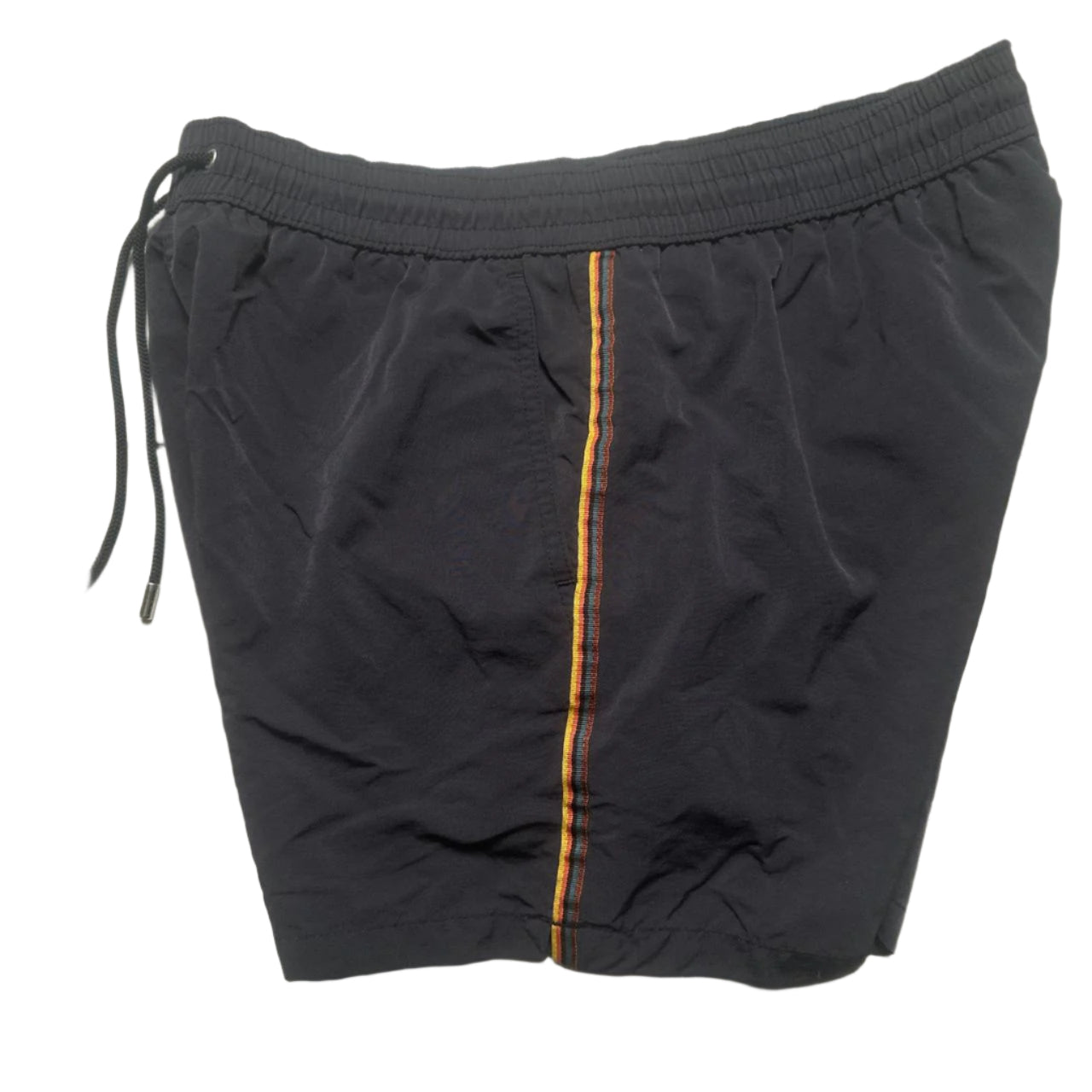 Paul Smith Swimming Trunk Shorts Black and Stripes (S)