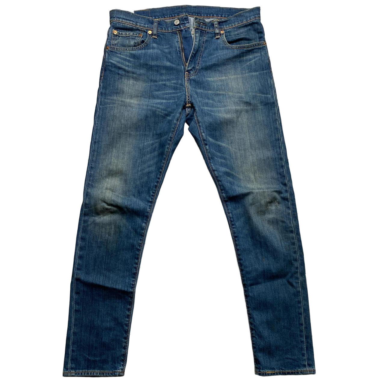 Levis 520 Navy Stonewash Jeans (32W)