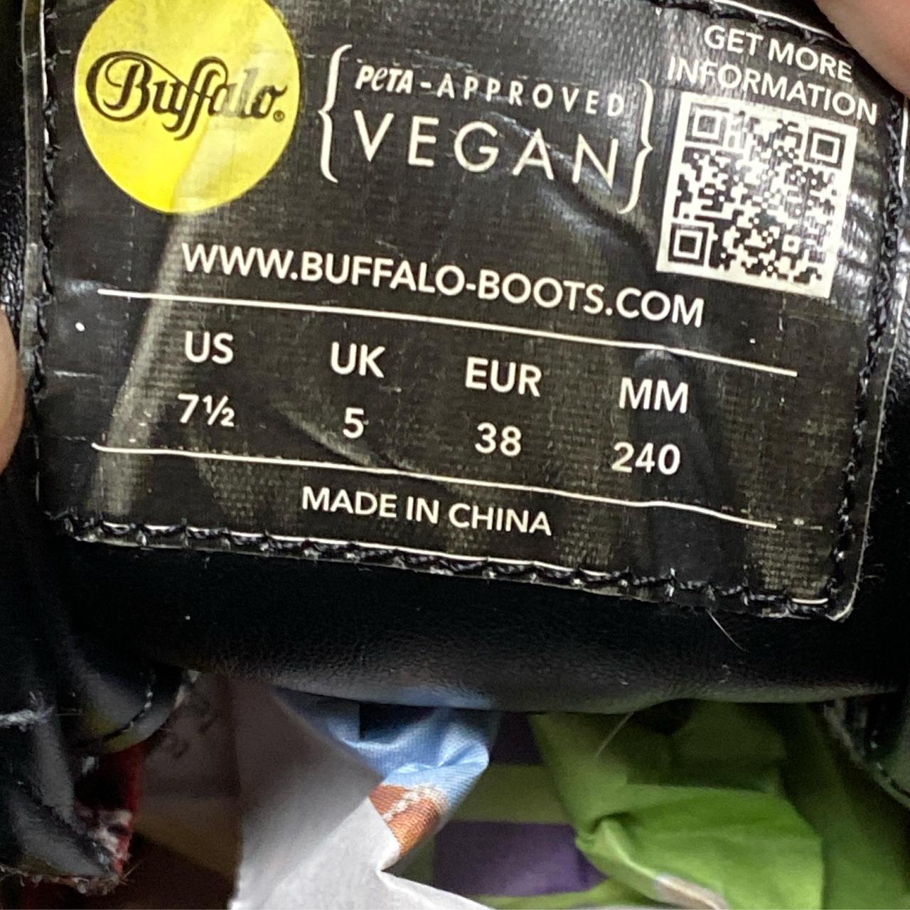 Buffalo London Black High Boots (UK 5)