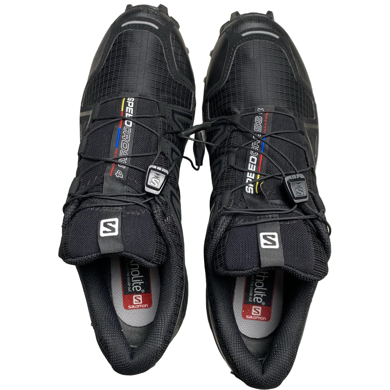 Salomon Speedcross 4 Black and White Trainers (UK 9.5)