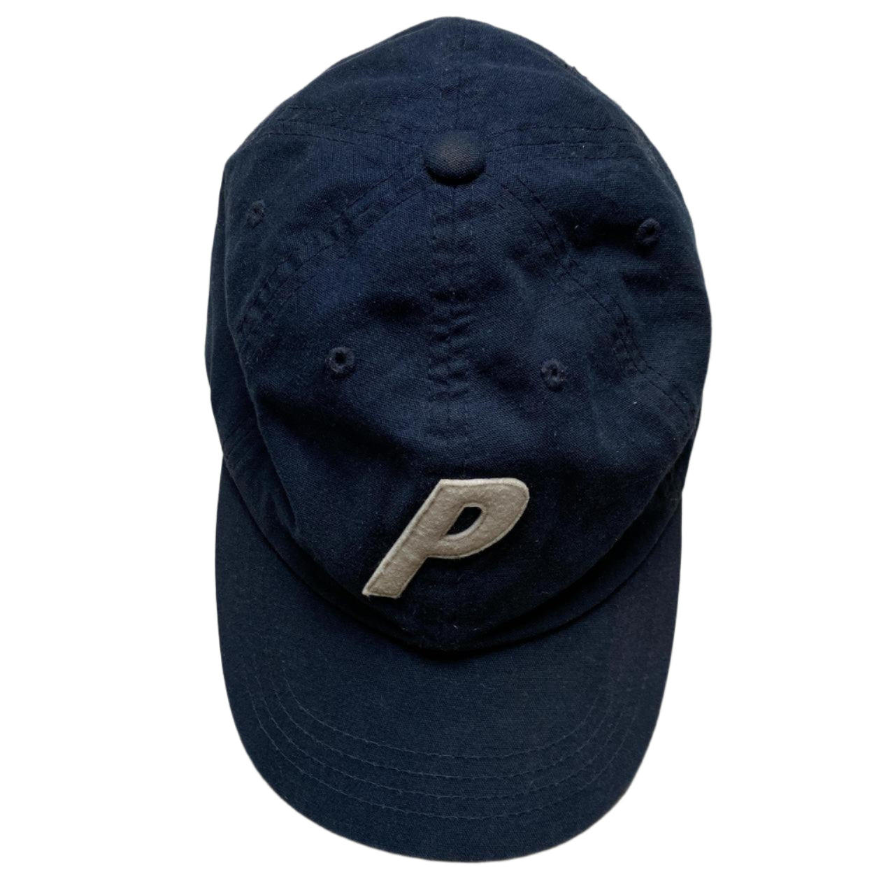 Palace Navy and White P Baseball Cap