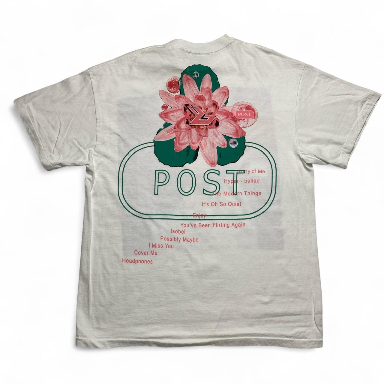 Bjork Post Vintage 90’s Single Stitch White T Shirt