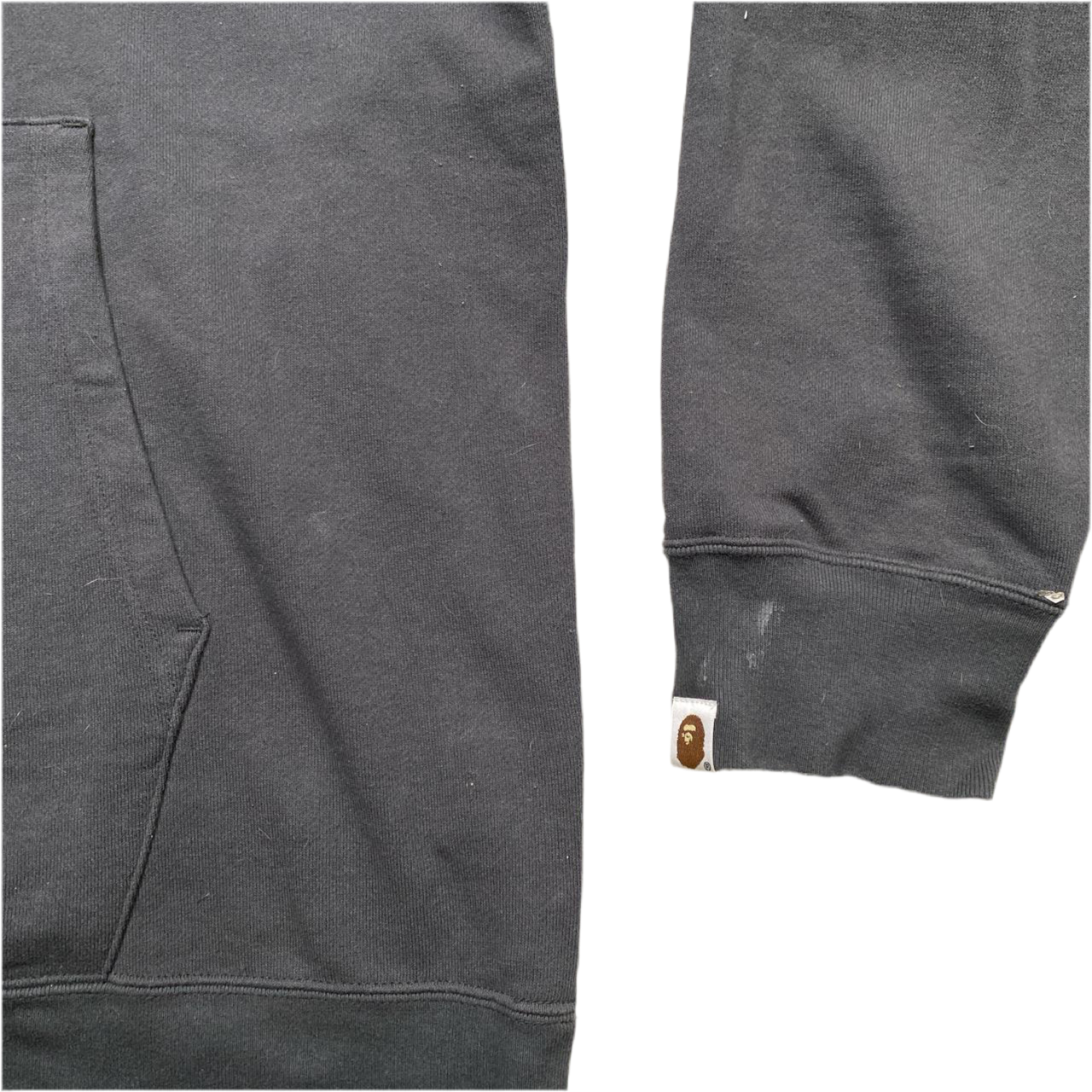 Bape A Bathing Ape Grey Hoodie (3XL)